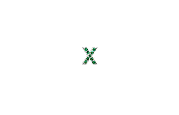 IX X Sølv Ørestik m. Zirkon
