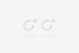 IX Philine Silver Hoop w. Pearl