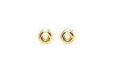 IX Riley 22K Gold Plated Hoop Earring