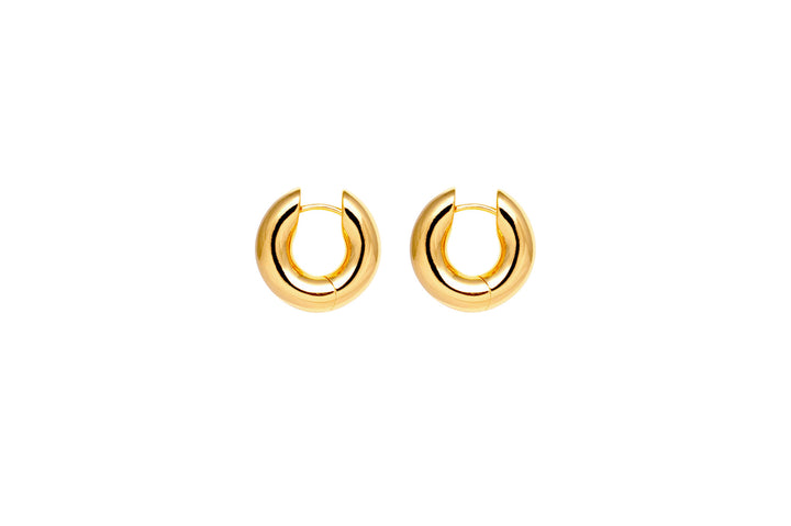 IX Finley 22k Gold Plated Hoop Ohrring
