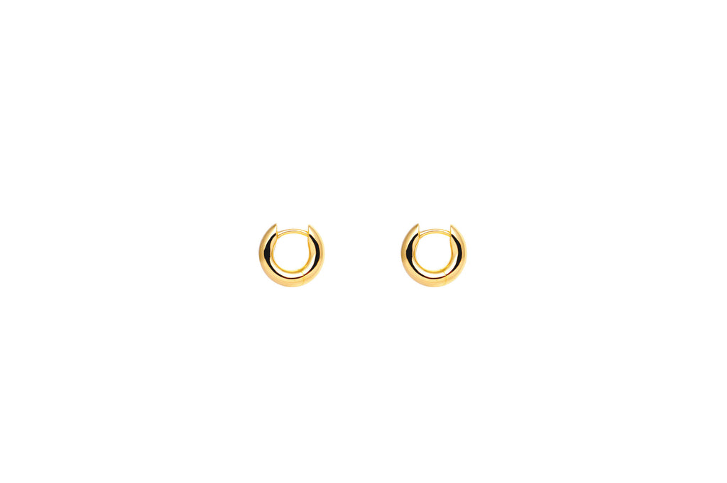 IX Reese 22K Forgyldt Huggie Ørering