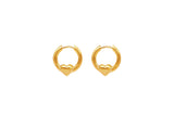 IX Soul Gold Plated Hoop Earring