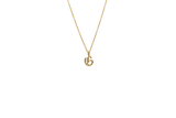 IX G Letter 22K Gold Plated Pendant