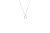 IX G Letter Silver Pendant