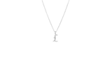 IX L Letter Silver Pendant