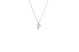 IX P Letter Silver Pendant