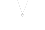 IX V Letter Silver Pendant