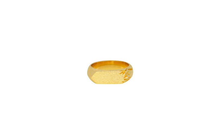 IX Lykke 22K vergoldeter Ring