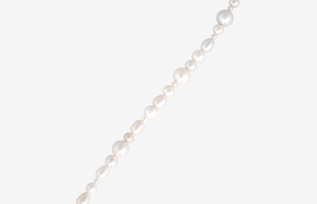 IX Penelope 22K Gold Plated Bracelet w. Pearls