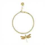 Dragonfly Forgyldt Armbånd