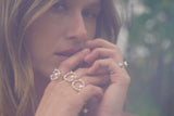 Danaé Chainette 18K Guld el. Hvidguld Ring m. Diamant