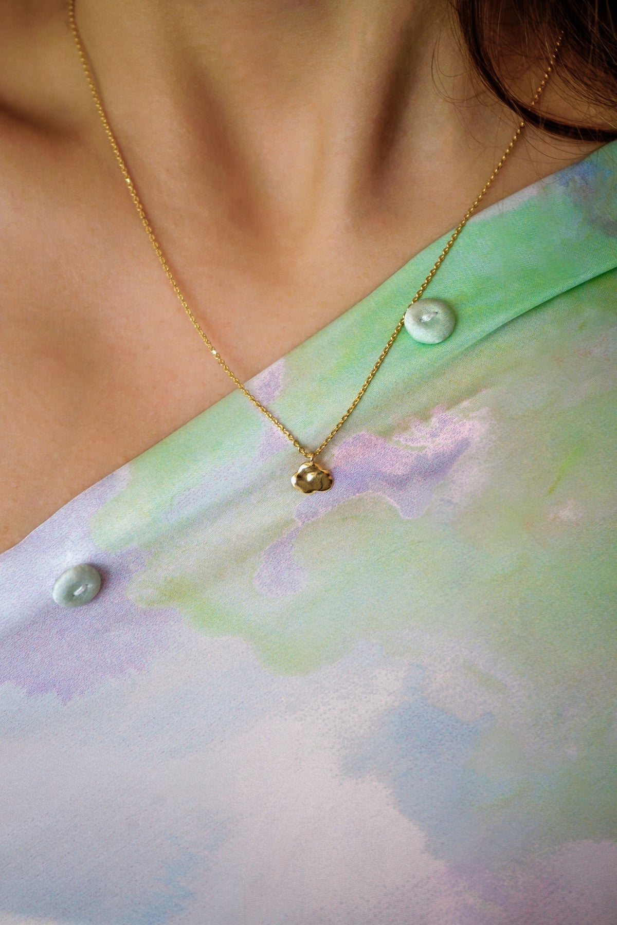 Golden Cloud Mini 18K Rosegold Necklace