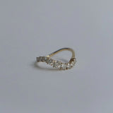 Zoya 14k Guld Ring m. Diamanter