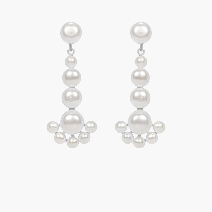 HUDA Silver Earrings