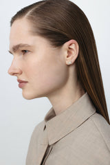 Harmony 1 14K or 18K Gold, Whitegold or Rosegold Studs w. Diamonds