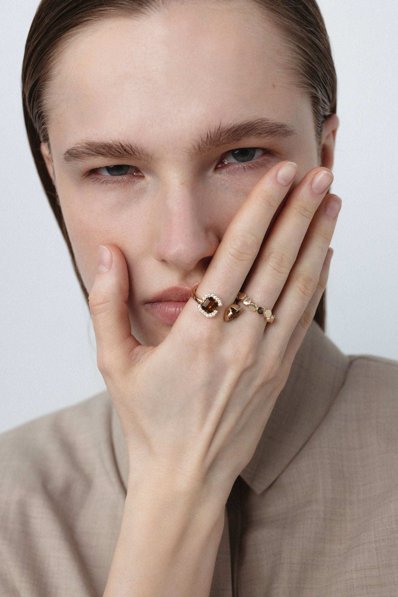 Harmony 6 14K or 18K Gold, Whitegold or Rosegold Ring