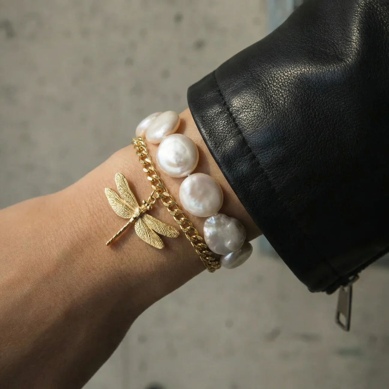Dragonfly Gold Plated Bracelet