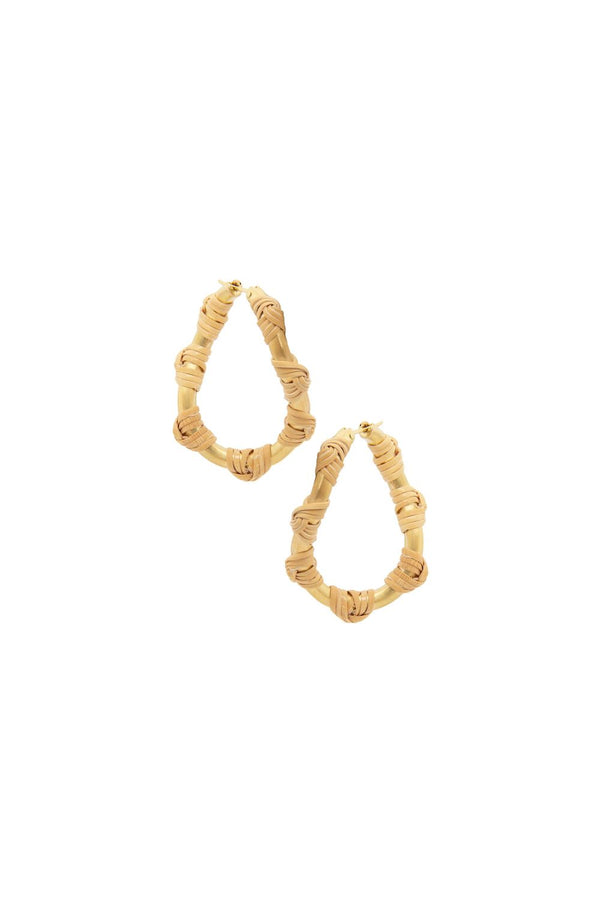 Bamboo 18K Gold Earrings