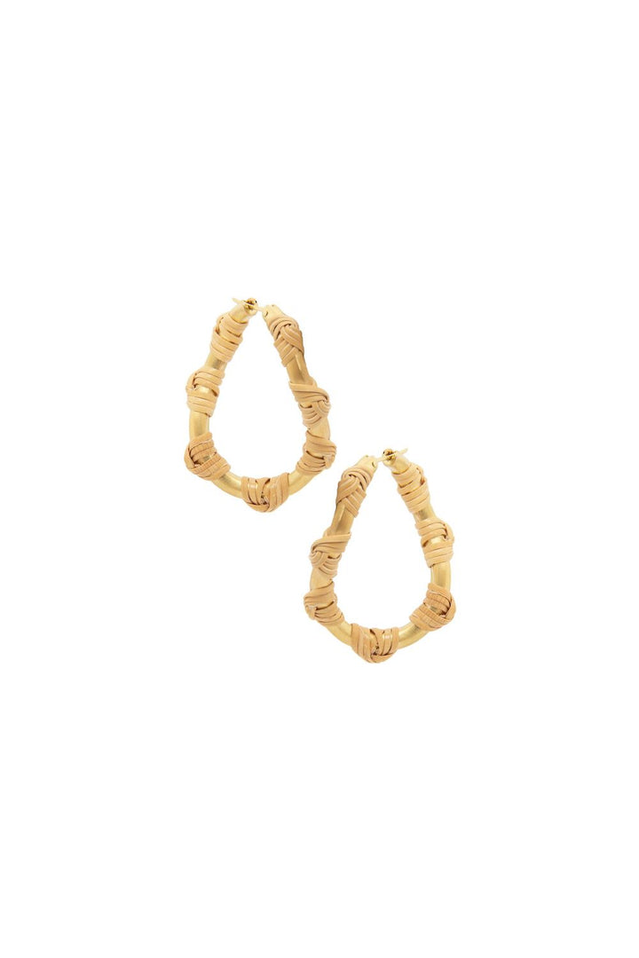 Bamboo 18K Gold Earrings