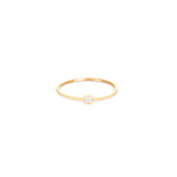 Punkt 18K Gold Ring w. Diamant