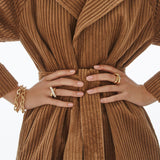 Infinity Loop Big 18K Gold Ring