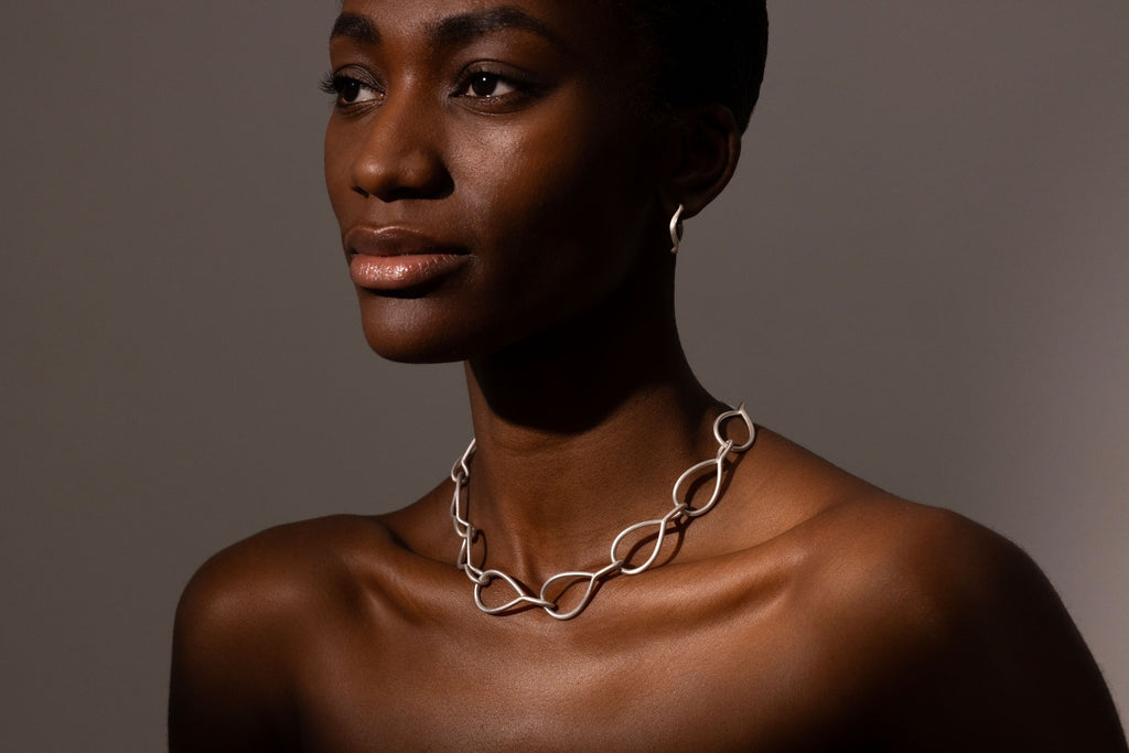 Mega Kharisma Link Silver Necklace