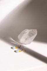 Vega 18K Gold Earrings w. Aquamarines