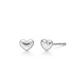 Rock My Heart 18K Hvidguld Ørestik m. Diamant