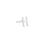 My H 18K Whitegold Stud w. Diamond