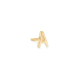 My A 18K Gold Stud w. Diamond