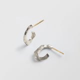 Grim Creol 18K Gold & Silver Hoops