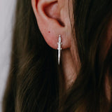 Alligator Mini Silver Studs