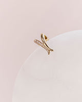 Eboris Paved 18K Gold Ear Cuff w. Diamond