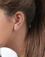 Shooting Stars 18K Gold, Whitegold oder Rosengold Ohrring w. Diamanten