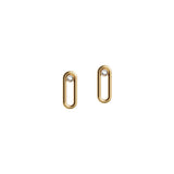 Elements N°1 18K Gold Earring w. Diamond