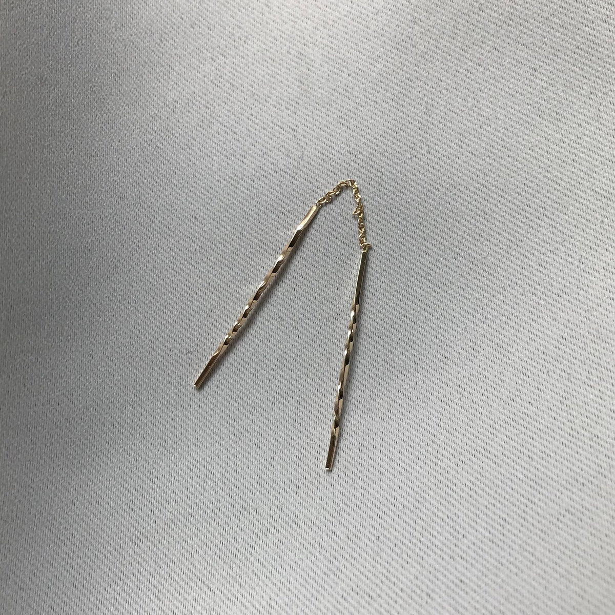 ENERGY Chimes -Twist 14K Gold Earring