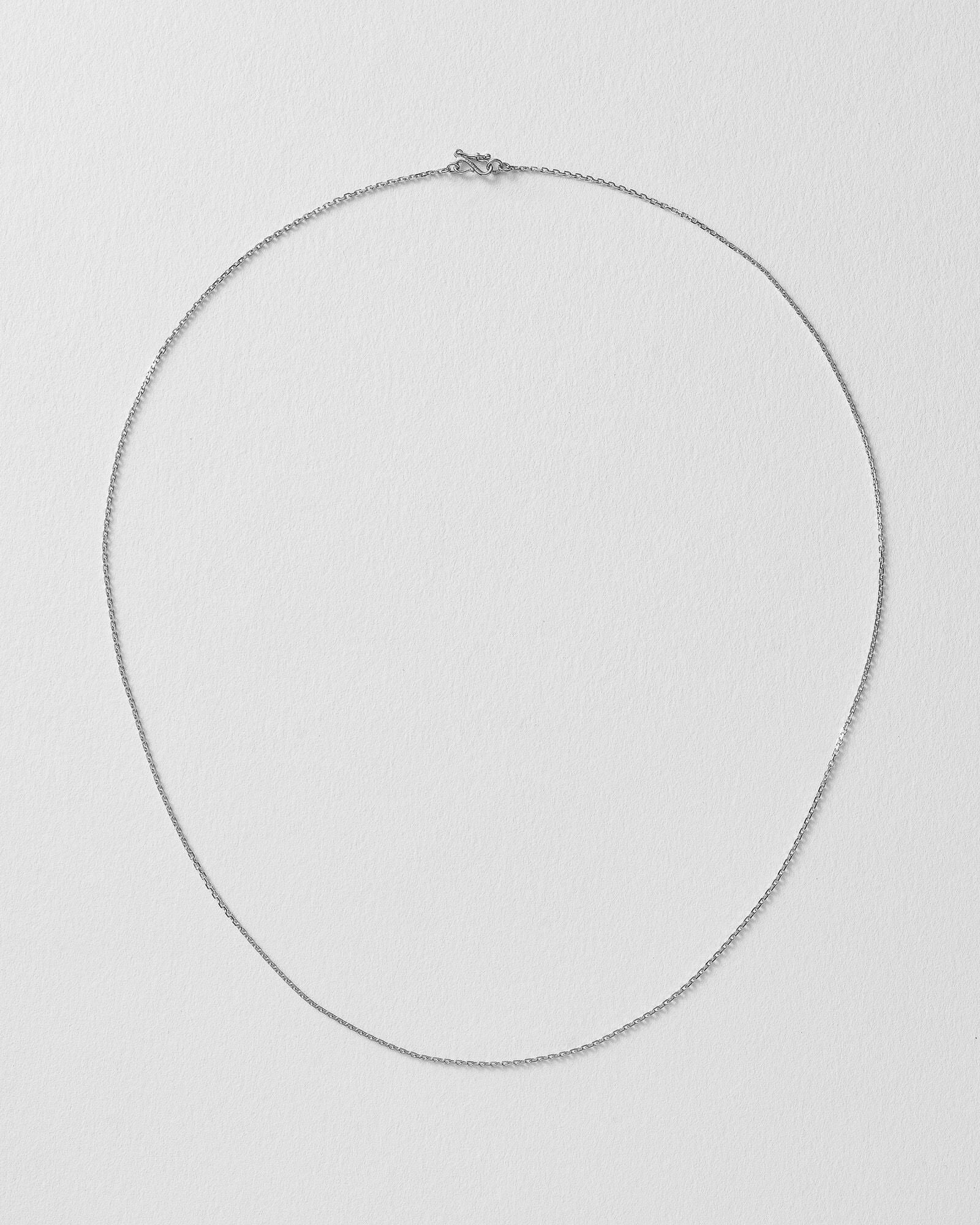 Diamond Cut 18k Whitegold 42cm Necklace