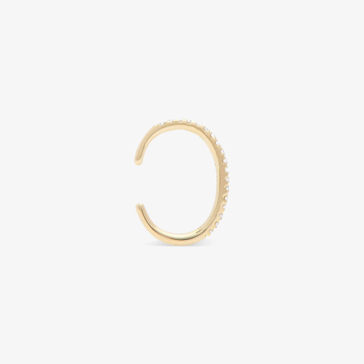 Juno 14k Gold Ear Cuff w. Diamonds