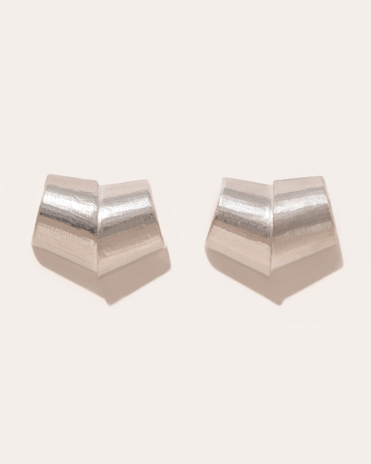 Oblique Silver Studs