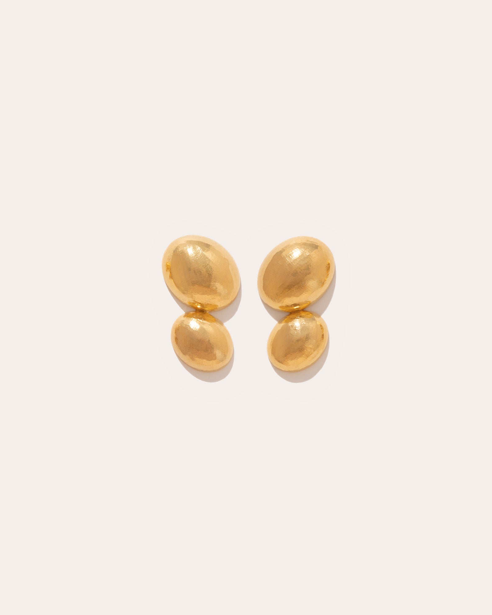 Plane Vermeil Silver Studs