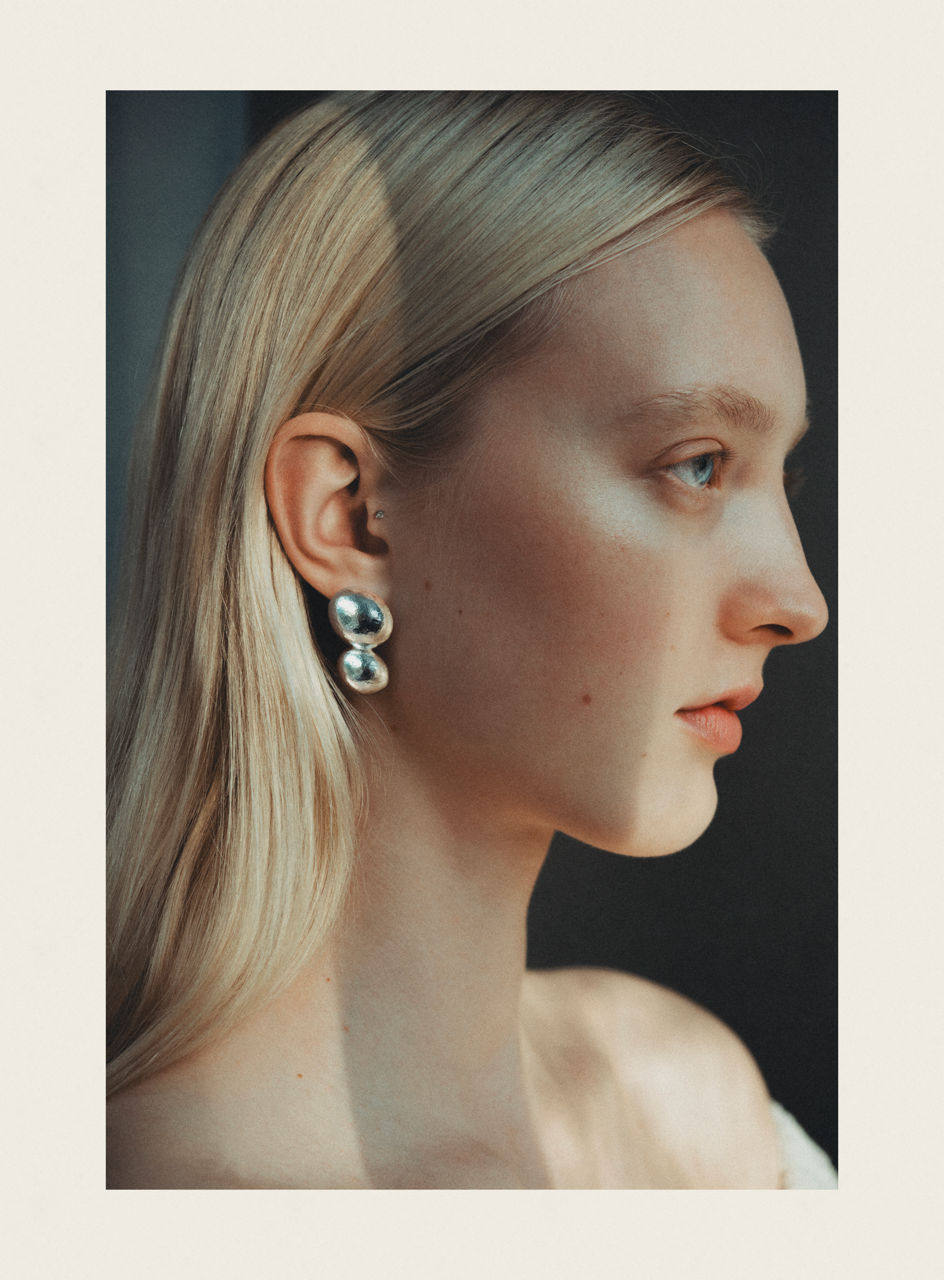 Plane Silver Studs