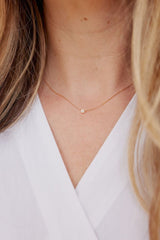 ES X RO Floating Diamond 18K Guld Halskæde