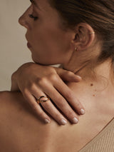 Eternity 18K Gold Hoops w. Lab-Grown Diamonds