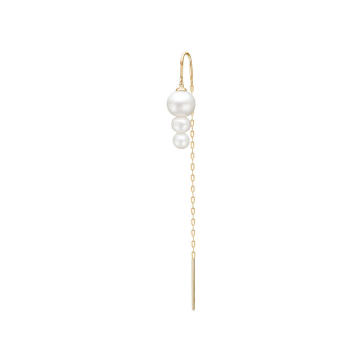 Eden Chain 14K Guld Ørering m. Perle