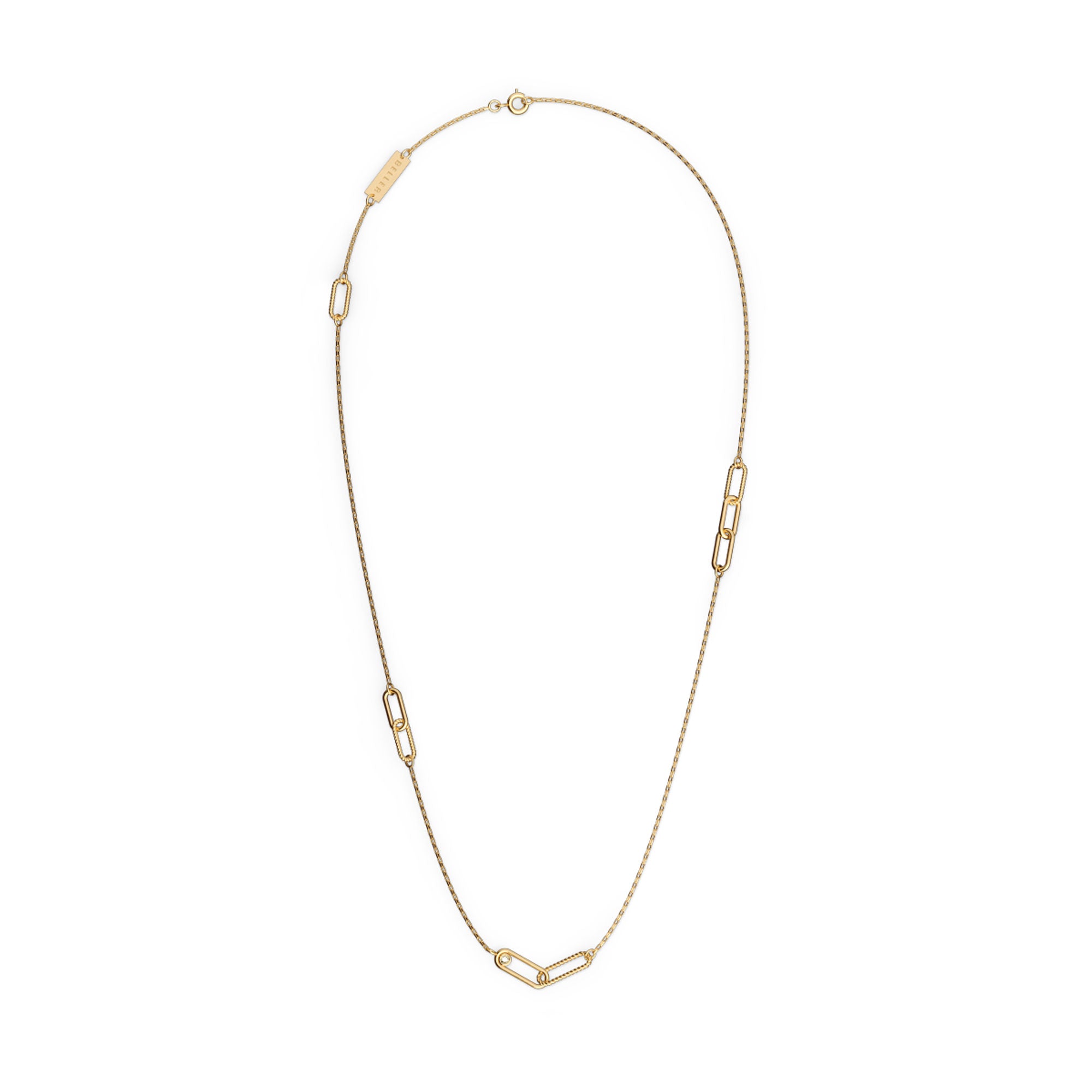 Elemente Nr. 2 18k Gold Halskette w. Diamant