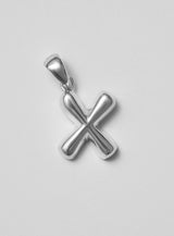 Helium Letter Silver Pendant
