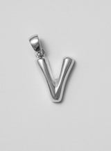 Helium Letter Silver Pendant