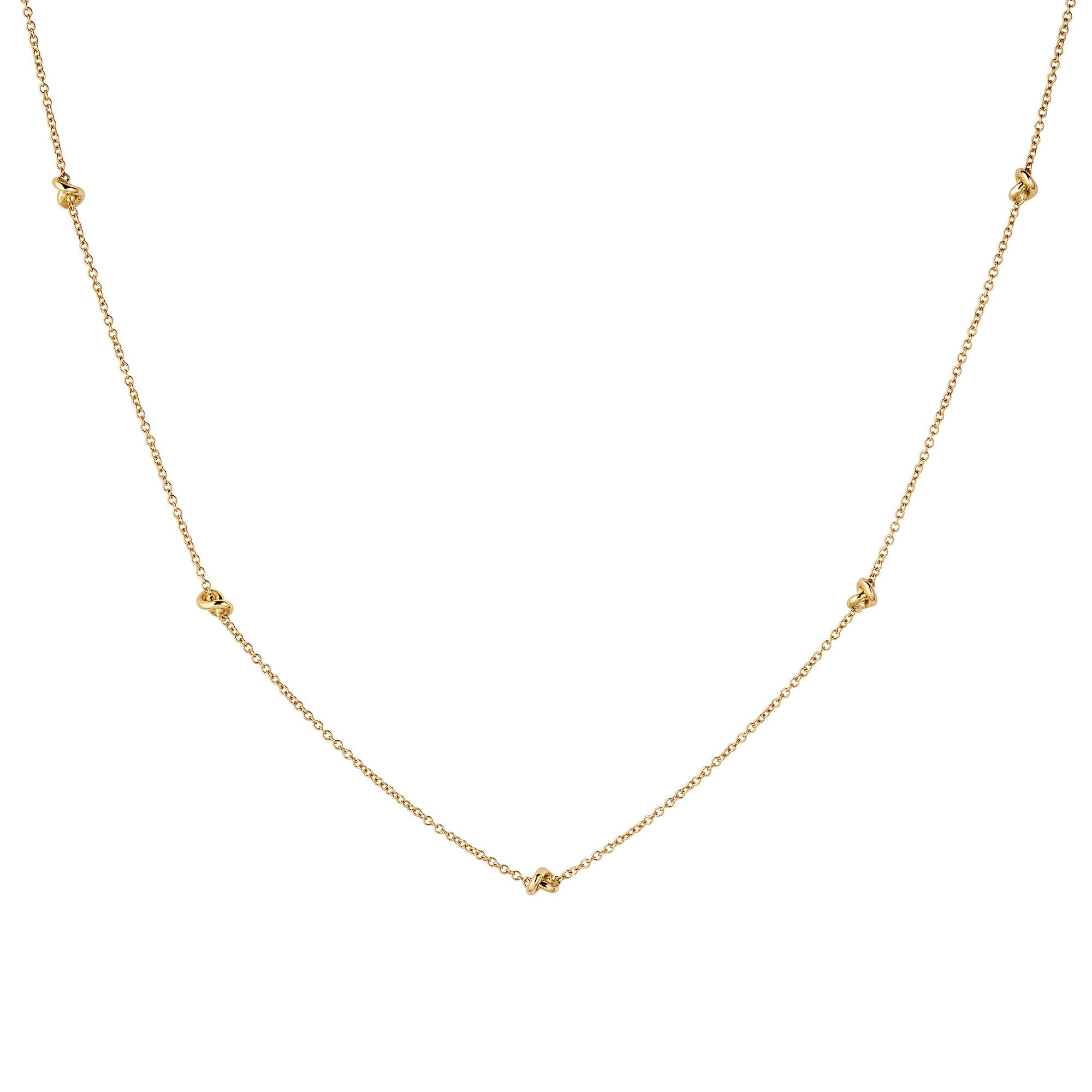 Legacy Knot 18K Gold Chain Necklace