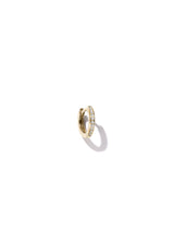 Elysia Era Medium 14k Gold Hoop m. Diamanten