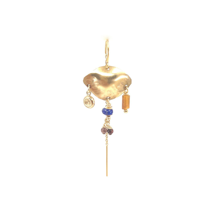ESME 14K GOLDFILLED EORRING W. Edelsteine